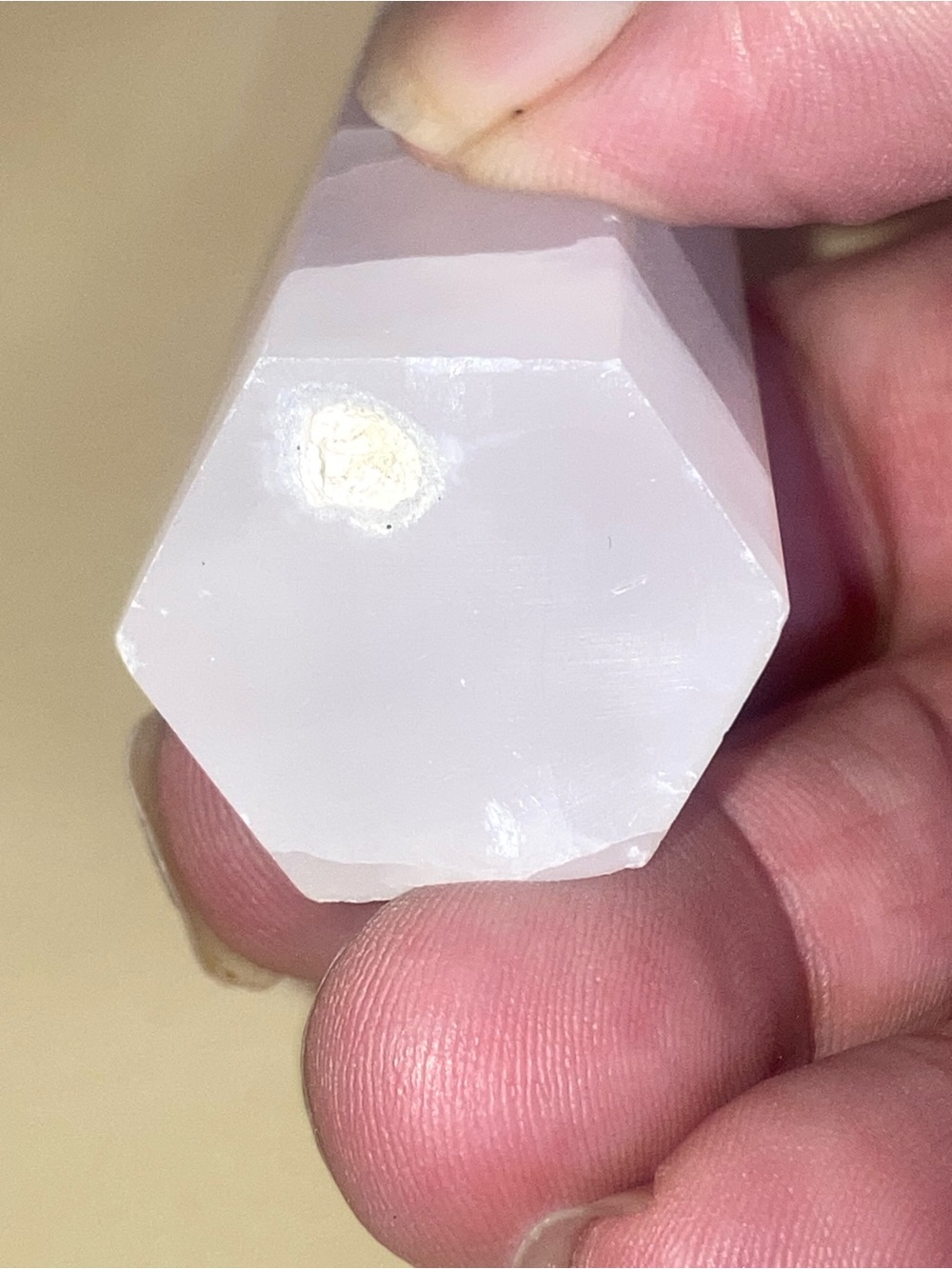 Magano Calcite Crystal Point Tower - Pink Home Accent - Picture 3 of 8